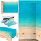 100 Ft x 54 Inch Summer Beach Tablecloth Roll with Cutter Box | Disposable Beach Ball Themed Tablecover for Pool Party, Ocean Backdrop & Summer Birthday Supplies